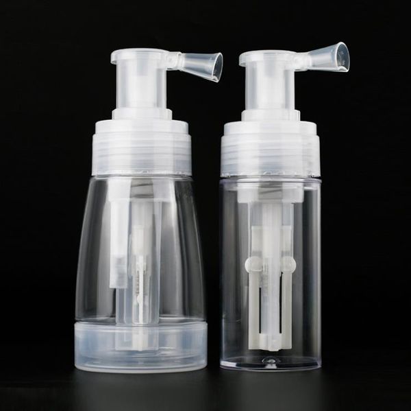 110ml 180ml Powder Spray Bottles Empty Transparent PET Dismountable Cosmetics Bottles with Locking Nozzle for Hair Salon Home Beauty SN4137