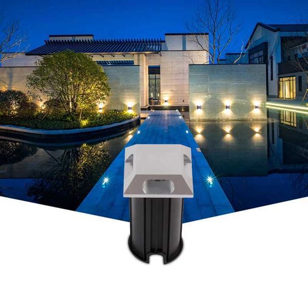 IP67 Outdoor Lighting 1W 3W Garden Yard Step Stairs Floor Deck Recessed Inground Lamps LED Underground Spotlight 220V DC12V 24V CL240813