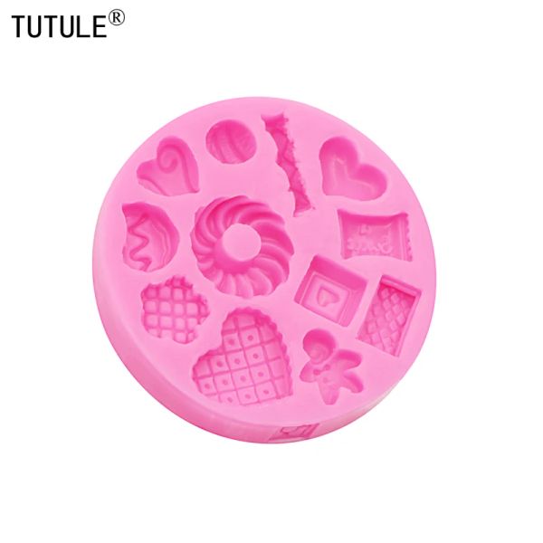 diy Keychain Jewellery Epoxy clay mould Silicone Chocolate Biscuit Mold Small Square Candy Molds Silicone Polymer Clay Molds