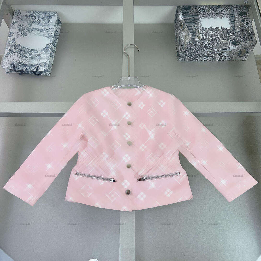 Top baby coat Cute pink design jacket boys Baseball uniform girls Jacket kids designer clothes autumn child Outwear A226X07N060