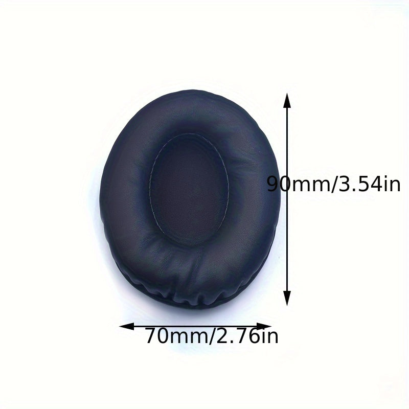 TEMU Oval Headphone Replacement Skin Ear Pads Irregular Ear Pads Oval Headphone Life Headphone Protective Cover Headphone Replacement Pads