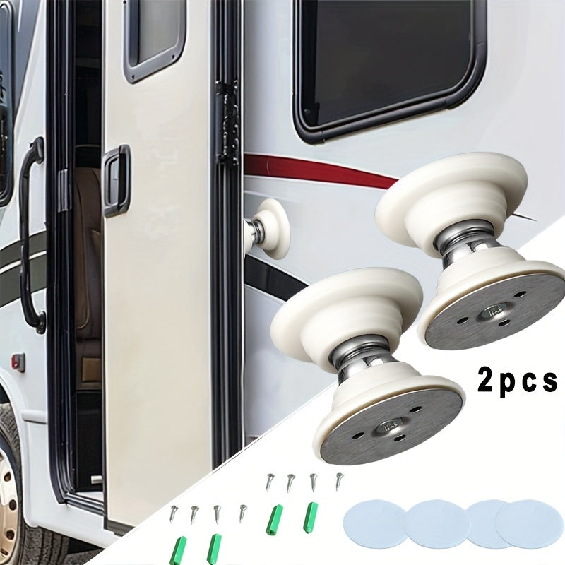 TEMU 2-pack Silicone Magnetic Door Holders For Rv, Trailer, Camper - Uncharged Baggage Door For Secure & Quiet Motor Home, Cargo Trailer Door Rv