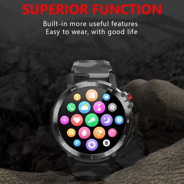 SKMEI 400mAh Swimming Bluetooth Call Smartwatch 1.6 inch IP68 Waterproof 4G ROM 1G RAM Local Music Player Sports Smart Watch