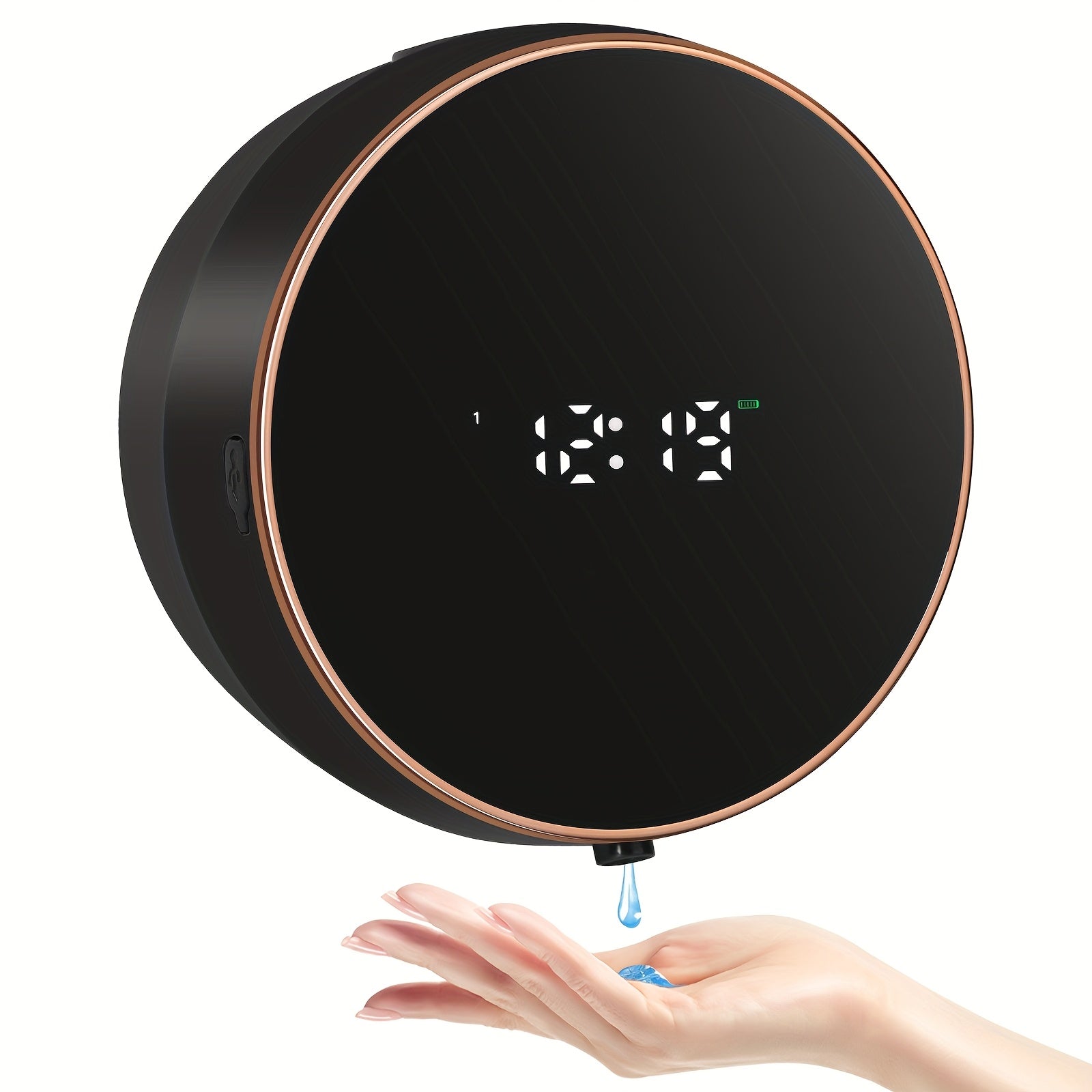 TEMU Automatic Soap Dispenser Touchless Free Liquid Wall Mount Dish Soap Dispenser Electric Plastic Modern Smart Rechargeable Hand Lotion Soap