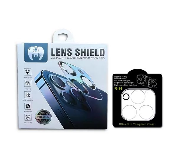 9H Camera Lens Tempered Glass for iPhone 15 14 13 Pro Max 12 Mini 11 Phone Camera Film Screen Protector with retail package