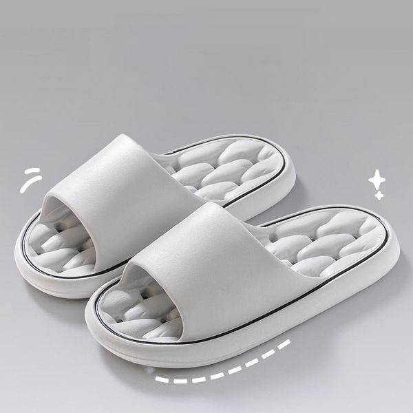 Women Slippers Fashion Ultra Light Soft EVA Slippers Simple Flip Flop Sandals Comfortable Men Non-slip Bathroom Home Slippers