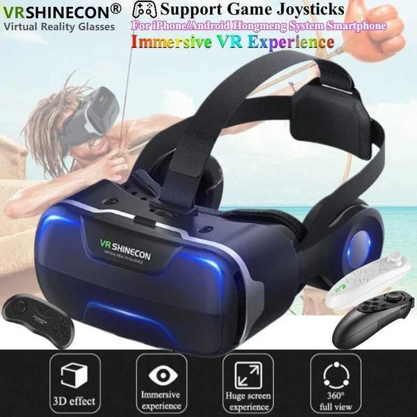 VR-AR Devices Blu-Ray Virtual Reality VR Glasses HD IMAX Huge Screen 3D Glasses Google Cardboard Box VR Helmet for PhoneSupport Game Joystic