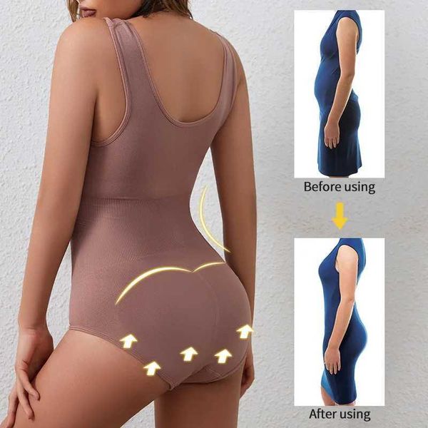 Seamless Shapewear Bodysuit for Women Tummy Control Butt Lifter Body Shaper Smooth Invisible Under Dress Slimming Underwear topXJ241028