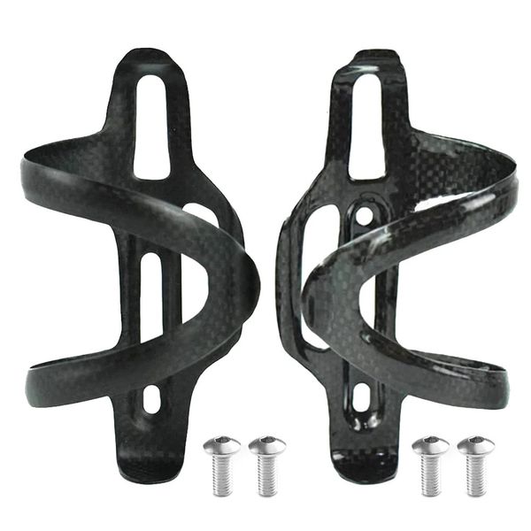 Ultra light all carbon fiber bicycle water bottle cage bicycle beverage rack MTB mountain bike road bike 241212