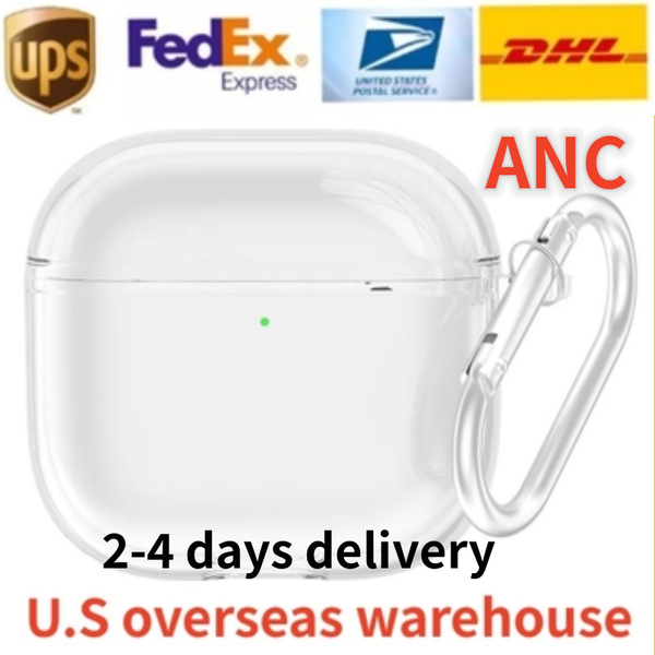 USA Stock For Top quality ANC USB C pods 4 pod pros 2 3rd Headphone Accessories Solid TPU Protective Earphone Cover Wireless Charging Shockp