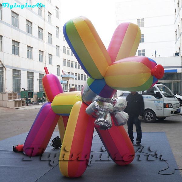 Advertising Bubble Puppy Inflatable Dog Colorful Rainbow Dog Inflation for -Exhibition
