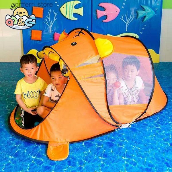 Toy Tents Folding Childrens Tent Children Animal Play House Game Portable Outdoor Room Princess Castle Toys for Girl Kids L410