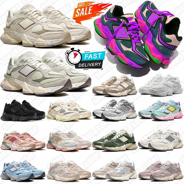 free shipping new running shoes Triple Black Leather Quartz Grey Sea Salt White Brown Olive blalance Crystal Pink Blue Purple Mens Trainers