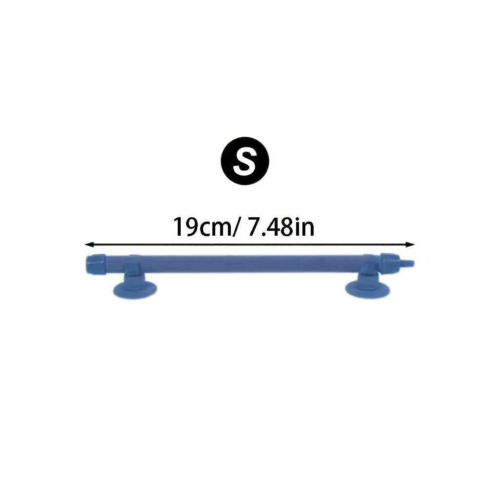 TEMU Non-electric Aquarium Oxygen Pump With Bubble Tube - Automatic Continuous Aeration System For Freshwater & Saltwater Fish Tanks, Sturdy Base & ,