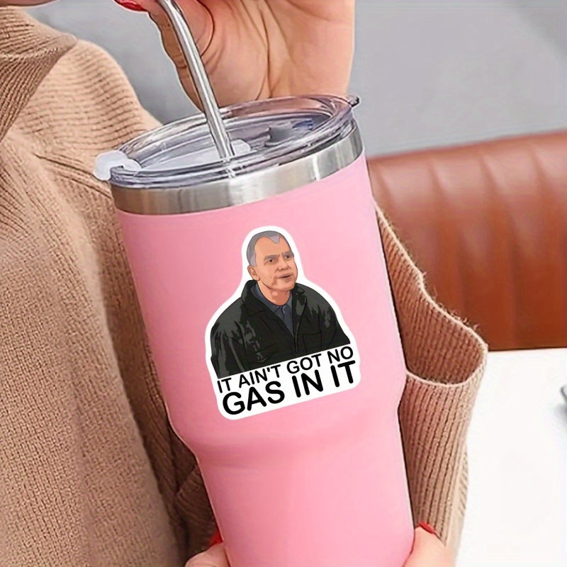 TEMU 2pcs Sling Blade Inspired "it Ain't Got " Cartoon Vinyl Decals - Waterproof Glossy Finish, Self-adhesive Stickers For Cars, Trucks, Laptops,