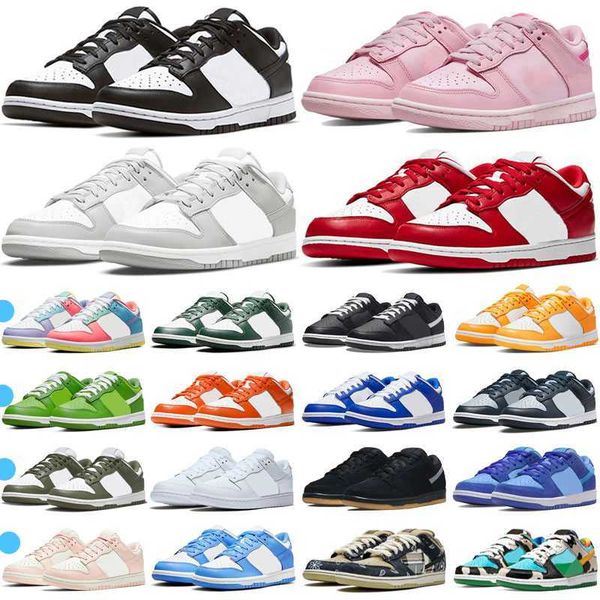 Women 2023 running men shoes designer sneakers Panda White Black UNC Blue Grey Fog Dust Syracuse Candy Vintage Green Sail Bordeaux Trail Pla