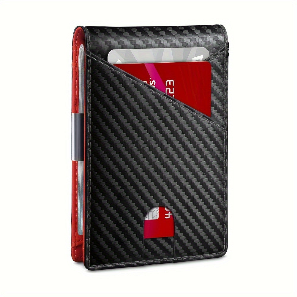 TEMU 1pc 12 Slots Slim Wallet For Men, Rfid Blocking Credit Card Holder