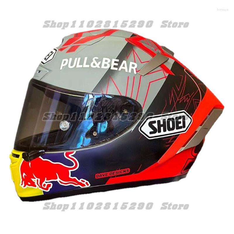 Motorcycle Helmets X-Fourteen Full Face Helmet X14 Black Concept 2.0 Gray Ant Riding Motocross Racing Motobike