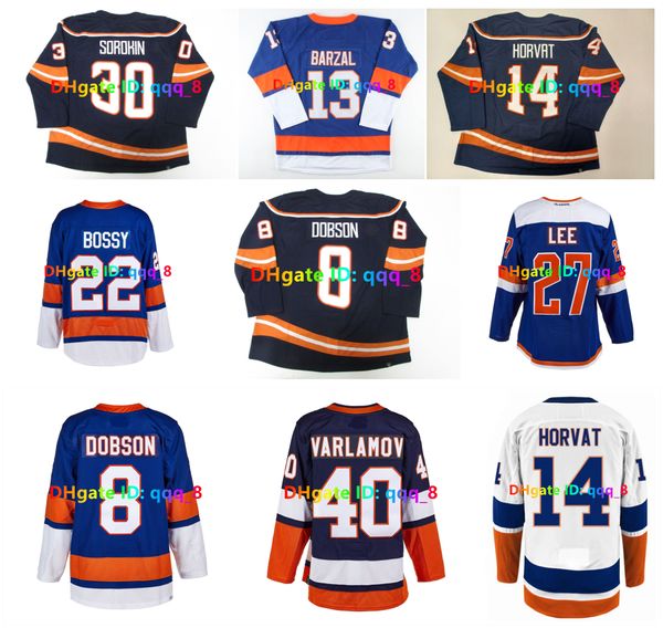 Mathew Barzal Bo Horvat Islanders Stadium Series Hockey Jersey Ilya Sorokin Noah Dobson Brock Nelson Anders Lee Mike Bossy Jean-Gabriel Page