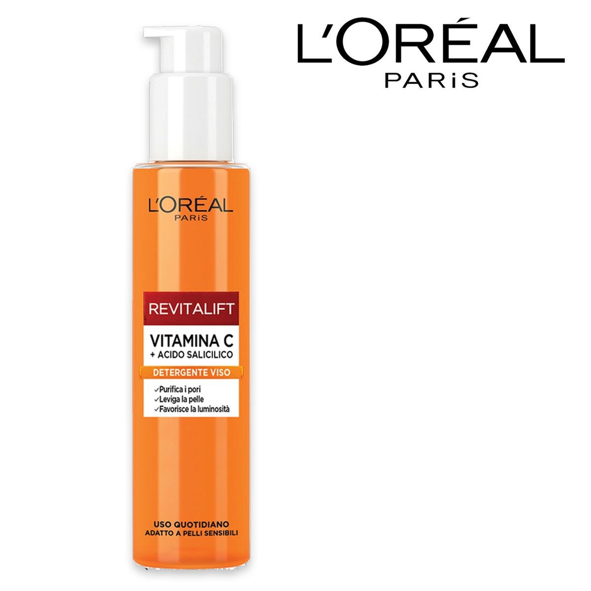 L'oreal revitalift C-vitamin ansigtsrens følsom hud 150 ml