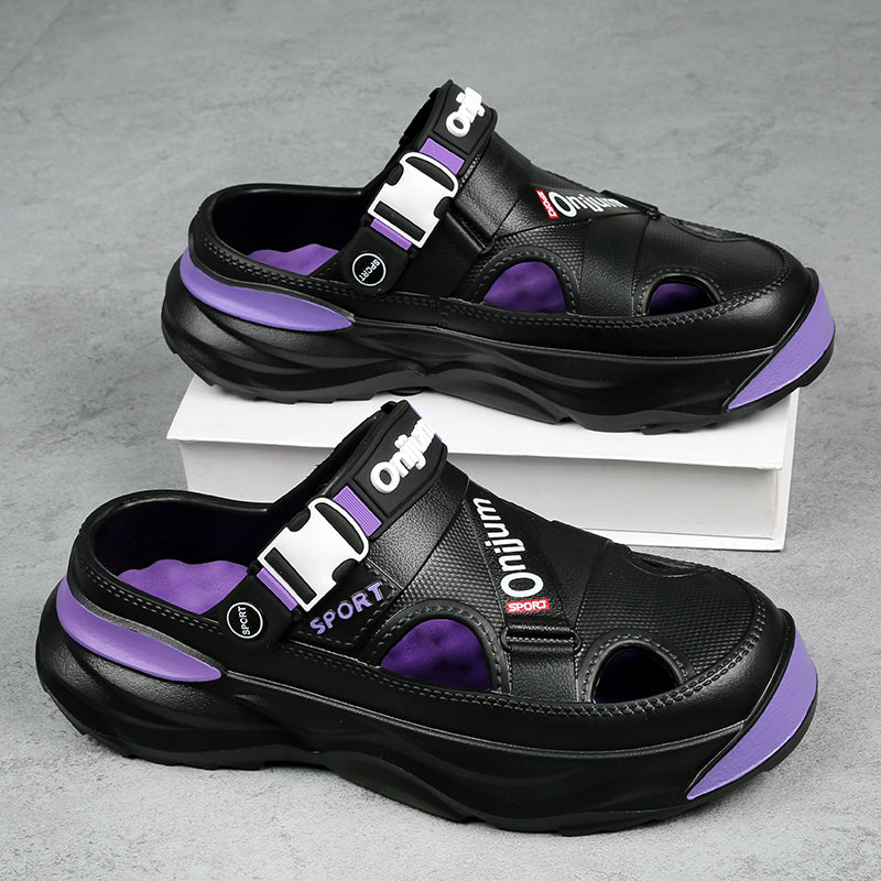 Men&#039;s Massage Sandals Outdoor Slippers Beach Comfortable Slides Thick Soft Clogs Men Casual Shoes Water Shoes Men Sandals 45 46