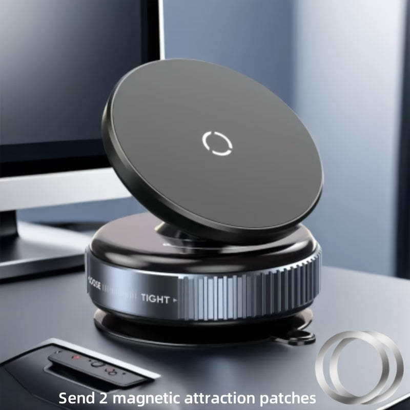 TEMU Adjustable Vacuum Magnetic Suction Cup Phone Holder, Suitable For Car-gym-mirror-smooth Hands-, Compatible With All Smartphones, Car Mount Phone