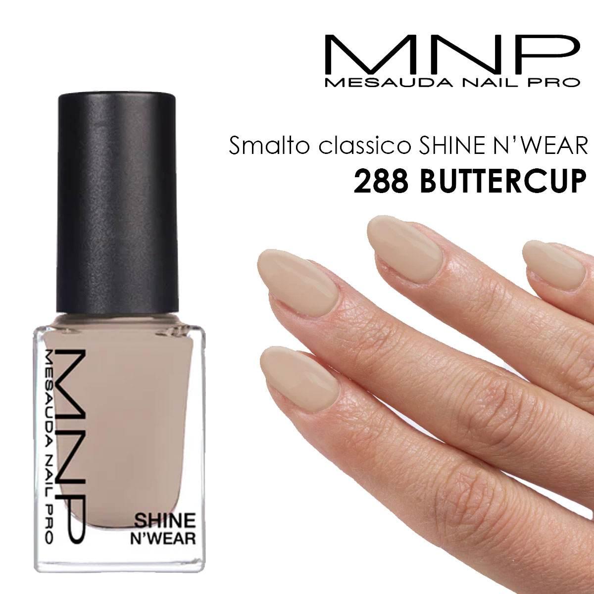 Mnp shine n'wear klassiskt nagellack 288 smörblomma