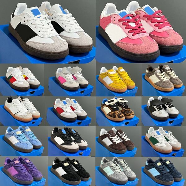 Kids running Shoes toddlers Sneakers boys girls Low Designer Leopard pink Black White Grey youth Trainers kid shoe