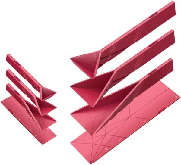 Polygons Flat 3-in-1 Measuring Spoons 2 Spoons with 6 Different Sizes Folds Flat Kitchen Gadget Utensils For Baking LiquidT250118