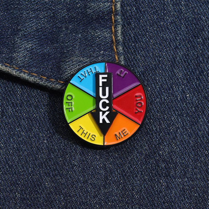 rainbow brooch Cute Anime Movies Games Hard Enamel Pins Collect Cartoon Brooch Backpack Hat Bag Collar Lapel Badges