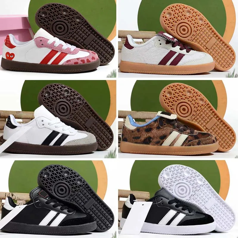 Kids designer shoes Toddler Sneakers Children Skateboarding shoes white grey color Infant Boys Girls Baby Trainers 26-35