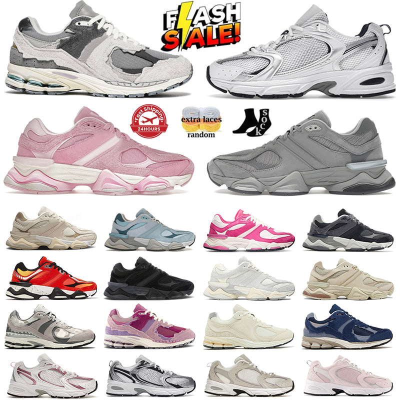 Tennis Shoes Designer Sneakers Women Mens Shoes White Sliver Navy Sea Salt Brown Triple Black Grey Castlerock Quartz Grey Pink Haze Running Trainers