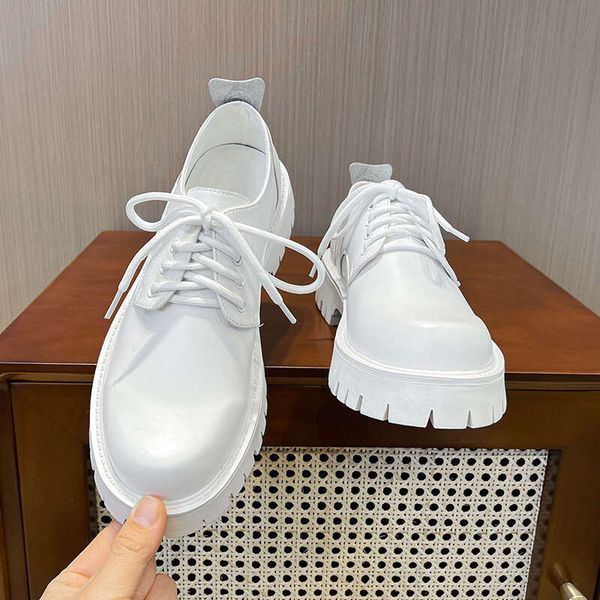 2023 Spring Autumn Street Style Teenagers Men&#039;s White Heightening Leather Shoes Fashion Black Hombre Daily Casual Dress Classic