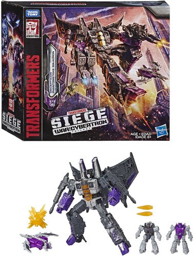 Hasbro Collectibles - Transformers Toys Generations War for Cybertron Voyager WFC-S27 Decepticon Phantomstrike Squadron 4-Pack - Final Strike Figure S
