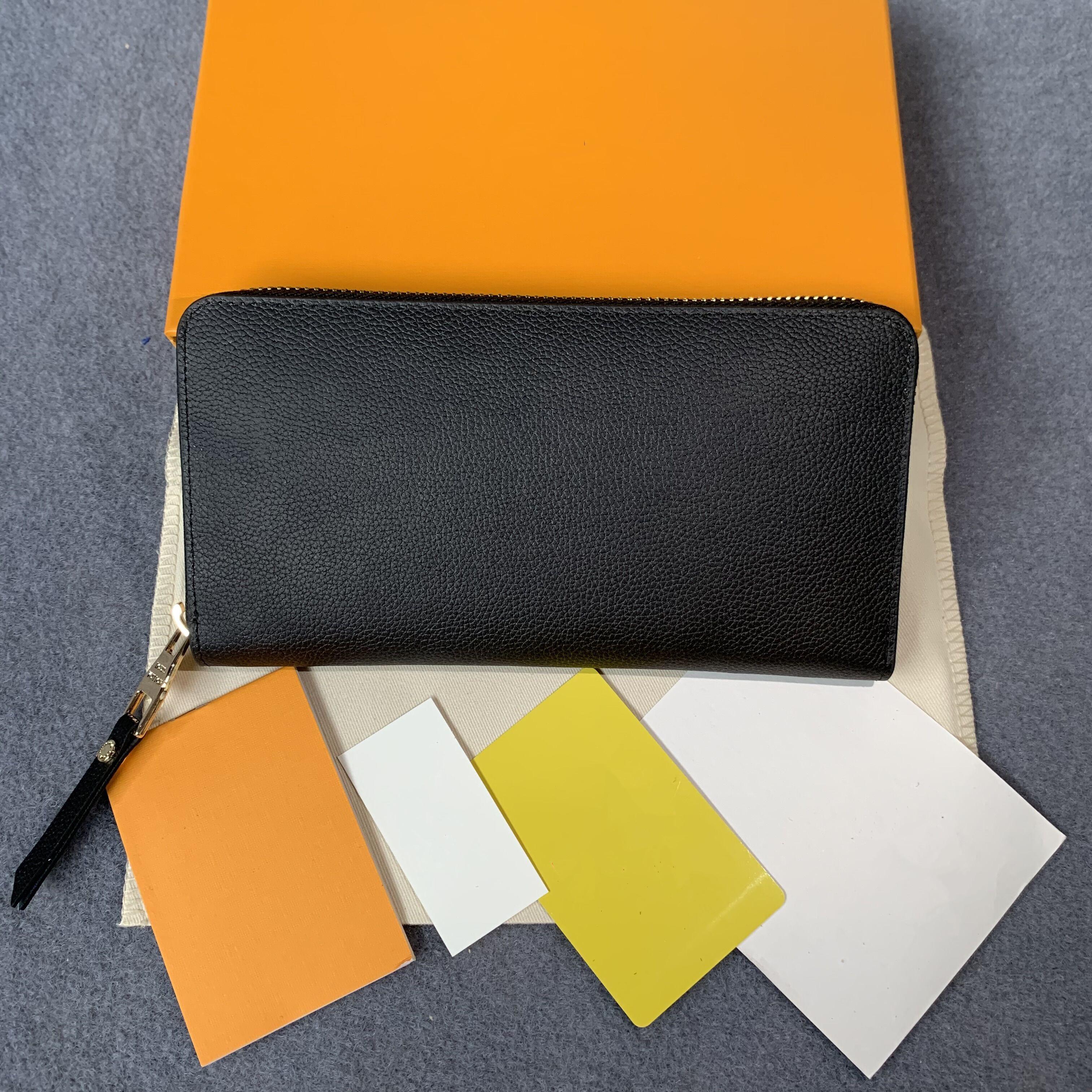 designer bag Wallets Holders Fashion flowers designer zipper wallets luxurys Men Women leather bags High Quality Classic Letters coin Purse card hol