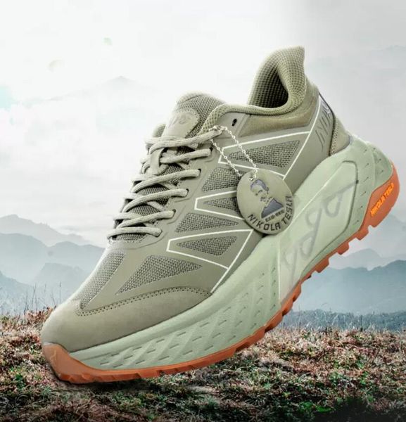 JNDO Low Top Nikola Tesla Valve Hiking shoes mens desert triple black outdoor sports sneakers womens olive glow in the dark waterproof train
