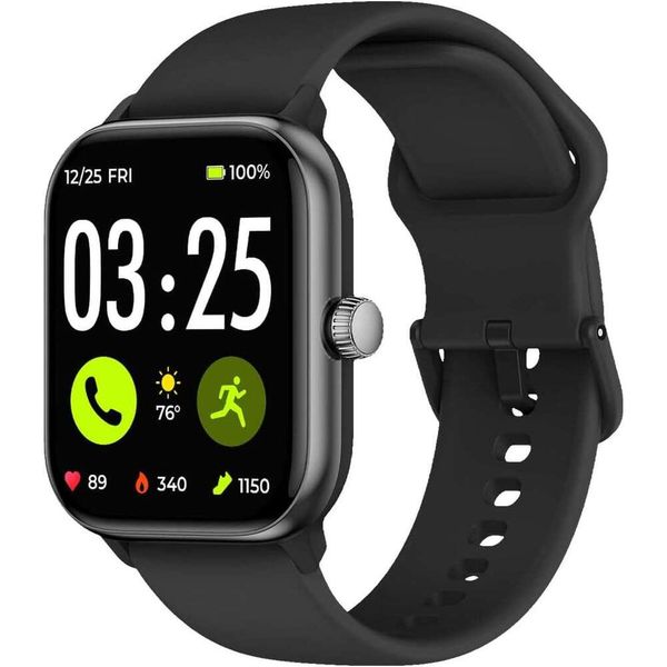 Spade Co Health 4 - Smartwatch para homens mulheres, frequência cardíaca, monitor SPO2, pedômetro, rastreador de Fiess, atenderfazer chamad