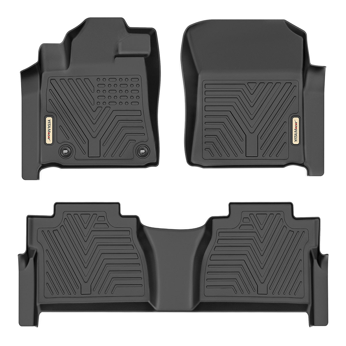 YITAMOTOR® 14-21 Toyota Tundra Double Cab & Crew Max Cab Floor Mats 1st & 2nd Row Floor Liners