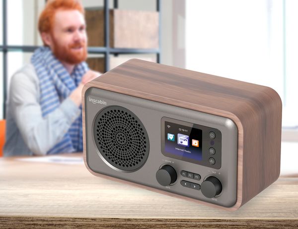 Inscabin D8 Internet DAB-DAB+ Digital Radio, Internet Radio-Digital Radio with Spotify Connect and Bluetooth-FM-Colour Screen