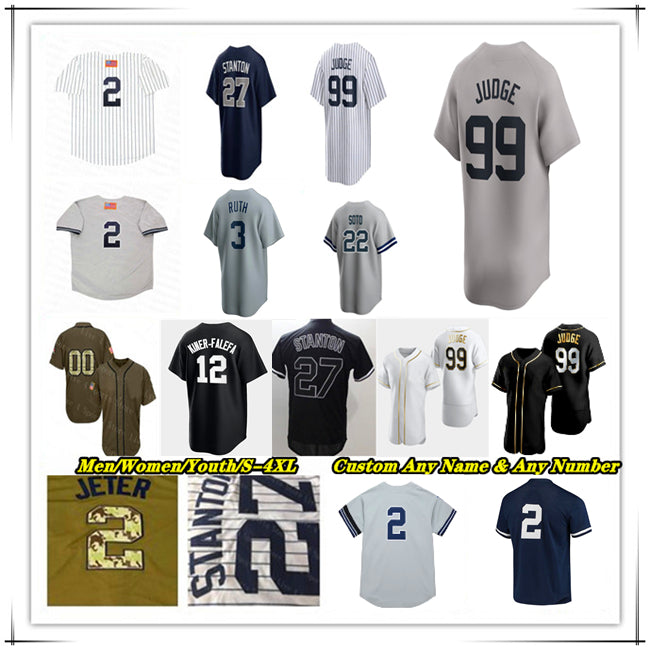 Baseball Jersey Aaron Judge Paul Goldschmidt Stanton Cody Bellinger Anthony Volpe Chisholm Jr Babe Ruth Ben Rice Austin Wells Jasson Dominguez Trent