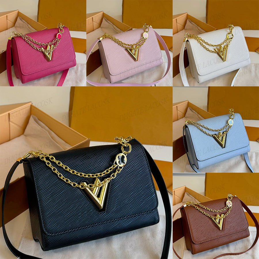 Twist Designer Bags Woman Handbags Shoulder Bag Crossbody Small Totes Candy Colors Wallet Purses Correct Buckle Letter with Box