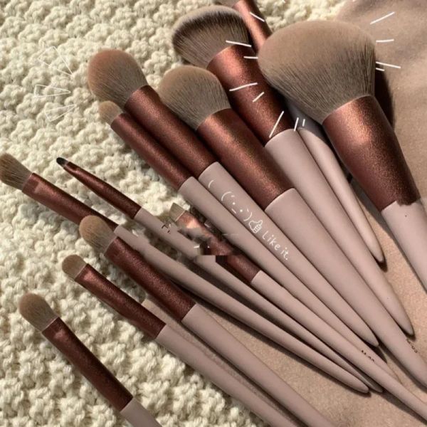 2024 13 PCS-Lot Makeup Brushes Set Eye Shadow Foundation Women Cosmetic Powder Blush Blending Make Up Toolfor Beauty Tool Kit