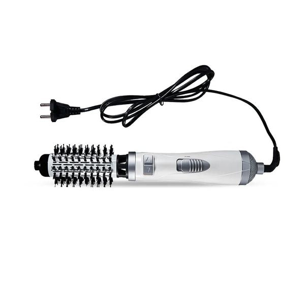 2024 EU Plug Hairdryer Brush, 800-1000W Dryer Volumizer, 360° Rotating Hot Air Brush for Styg and Curg, Portable Hair Styler, Black