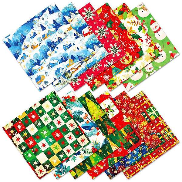 Weihnachtsmuster Scrapbooking Papierblöcke Set