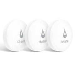 AiDot Winees WiFi Water Leak Detector Accessory, 3 Pack Water Sensors (Hub Not Included)