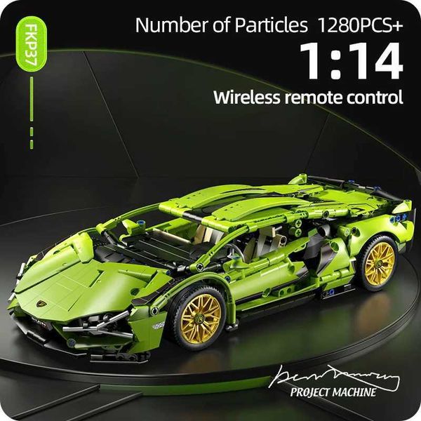 Technical Racing Sport Car Model Building Blocks Ci Mechanical Speed Vehicle Supercar Bricks Puzzle Toys Kid Adult GiftXJ250102