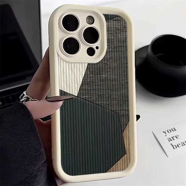 Cell Phone Cases For Vintage Wood Grain Pattern Silicone Case For mobile phone 14 Cases mobile phone 11 Lite 5G NE 13T 13 12T 12 Poco M6 Pro