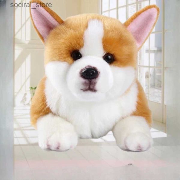 Stuffed Plush Animals Maltese Stuffed Dog Dolls Plush Toy Cute Simulation Pets Fluffy Baby Birthday Gifts Christmas Children Boy Girl Birthd