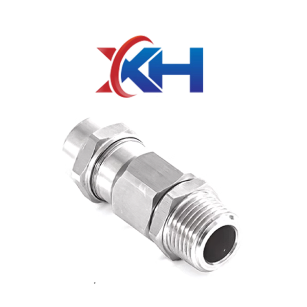 Durable 304 Stainless Steel Armored Gland with Sealant Properties for Robust Electrical Connections