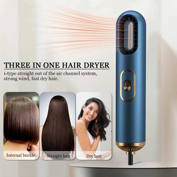 Mini Anion Blow Dryer Multifunction Strong Wind Hair Blower 3 Gear Auto Off Personal Care AppliancesXJ241007